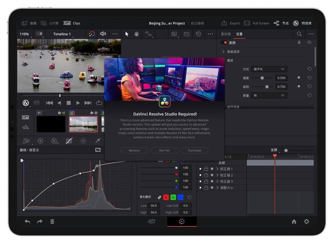 Unlocking More Workspaces with DaVinci Resolve for iPad