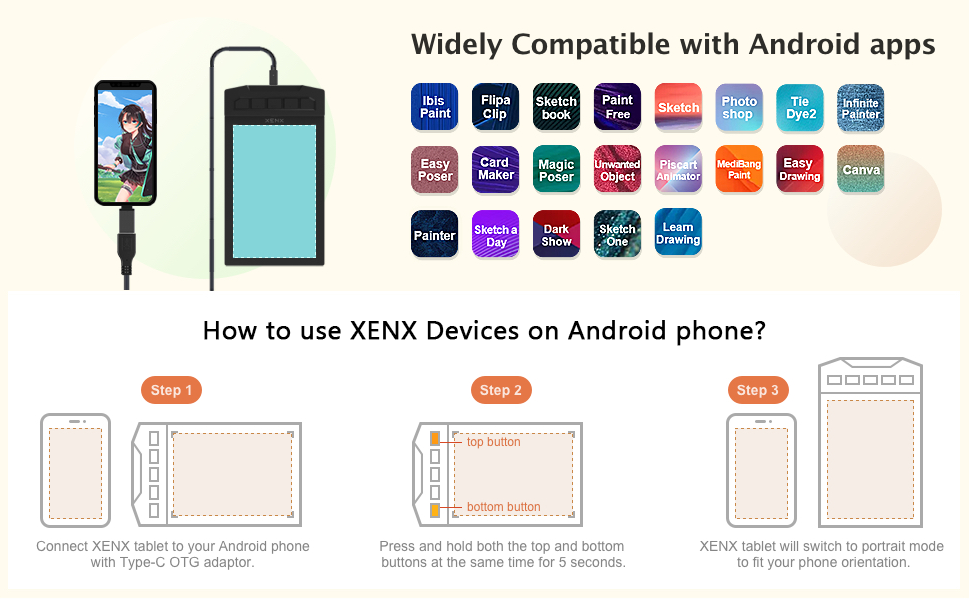 XENX X1-640 Android Compatible
