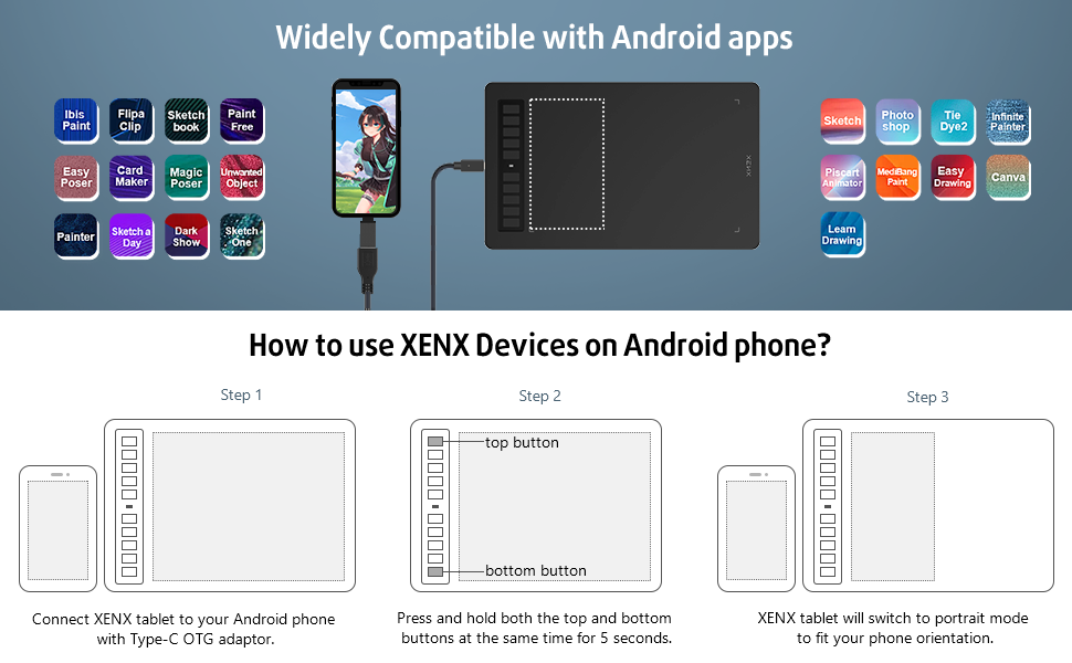 XENX P3-1060 Android Compatible