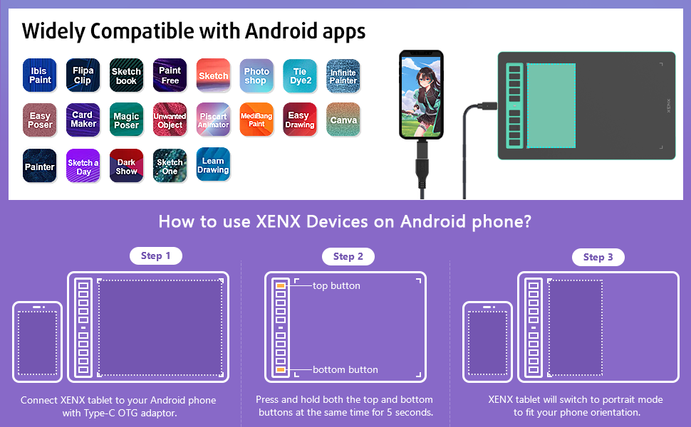 XENX P3-1060 Android Compatible