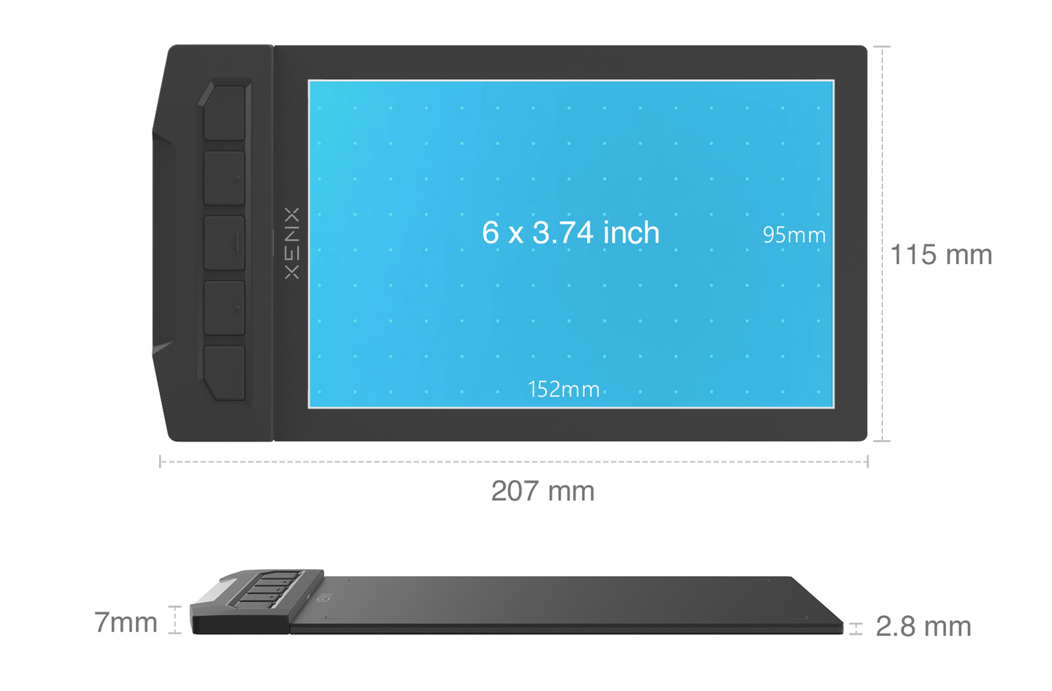 Xenx X1-640 Graphic Tablet – XENX